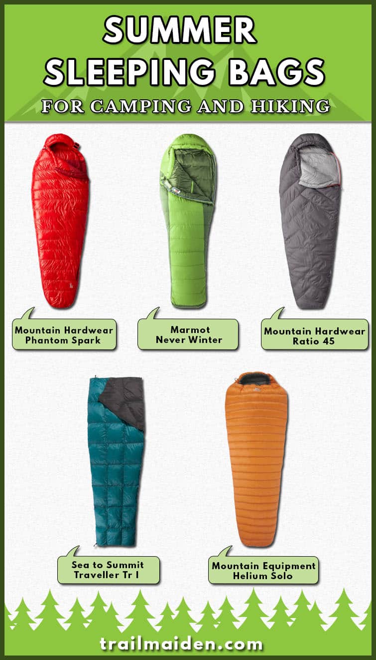 Quality Summer Sleeping Bags for Camping and Hiking