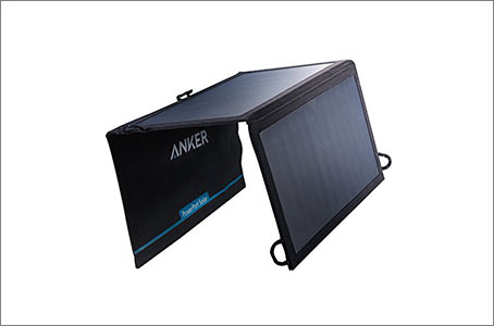 gifts for hikers solar charger-anker