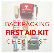 first aid kit backpacking checklist