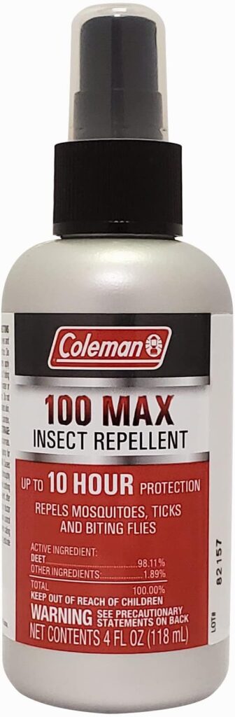 hiking in hot weather insect repellent