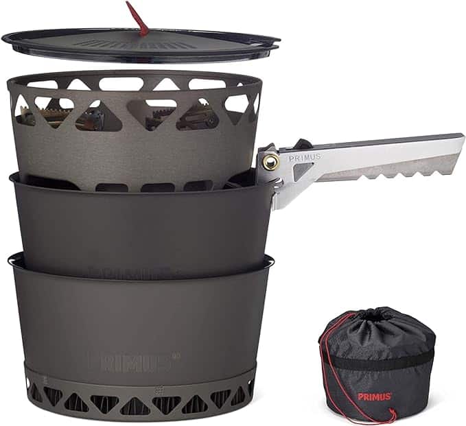 car camping essentials Primus Primetech Pot Set