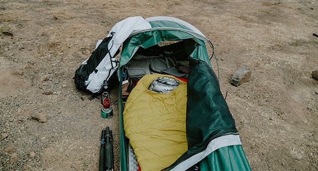 outdoor sleeping bivy