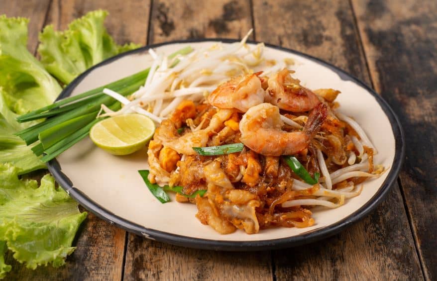 easy camping lunch pad thai