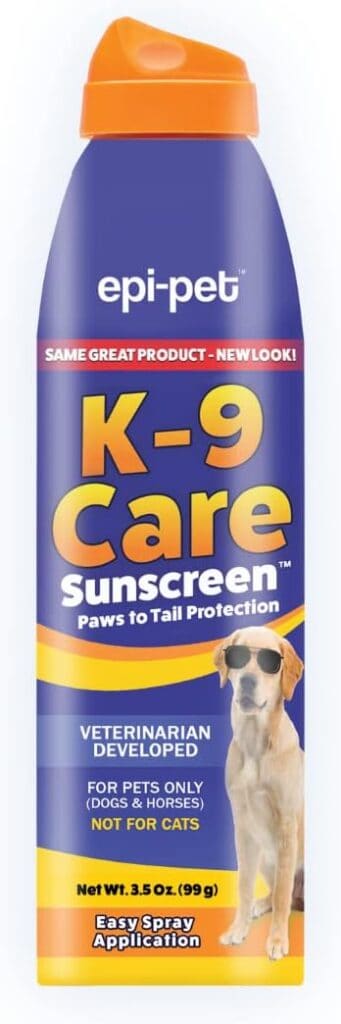 hiking with dog pet sunscreen