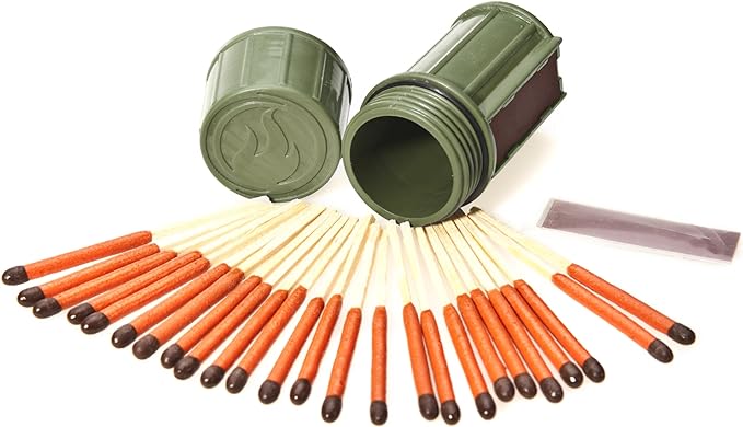 most forgotten camping items waterproof matches