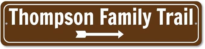 hiking gifts for her Personalized trail sign