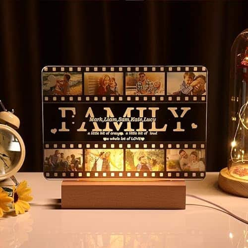 hiking gifts for her Photo Frame Lamp