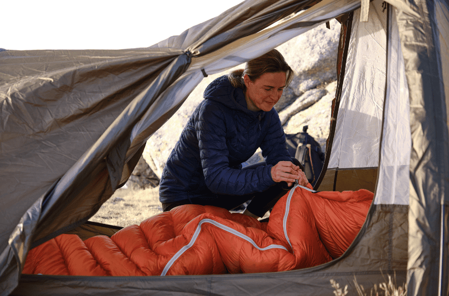 camping in fall sleeping bag tips