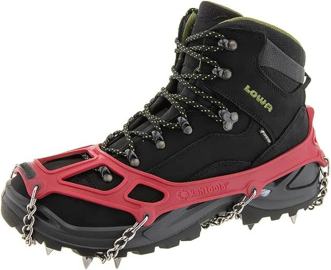 winter hiking clothes Microspikes